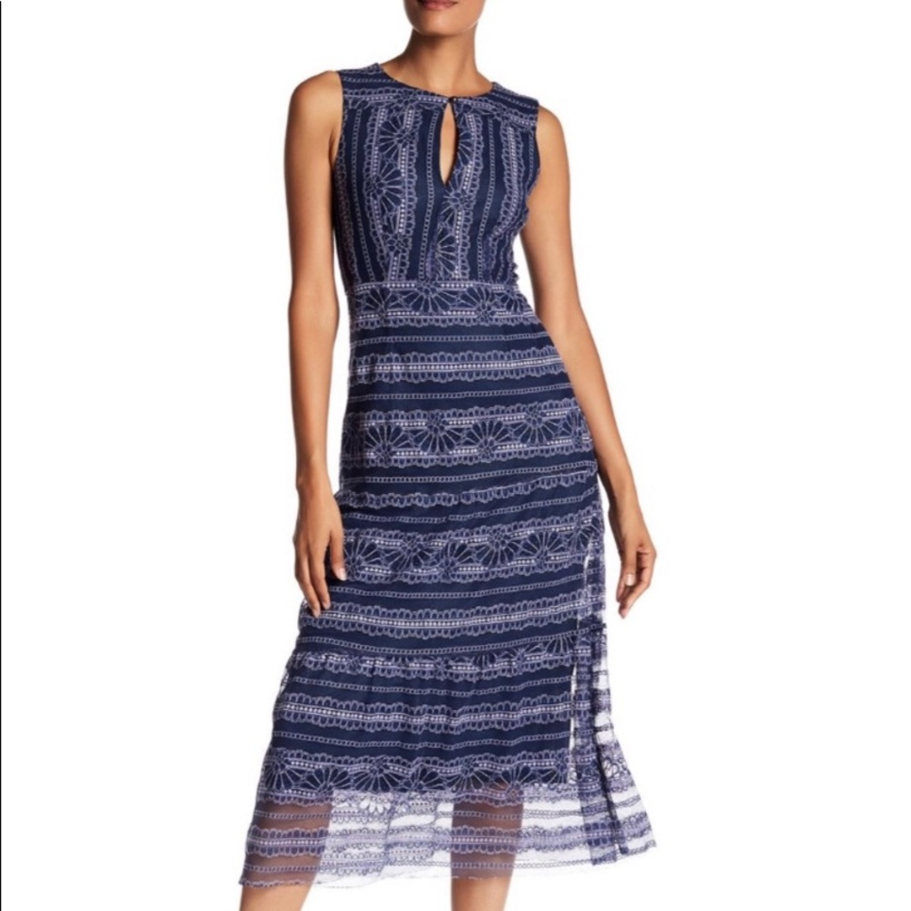 Nanette Lepore Sugar Free Lace Maxi Dress